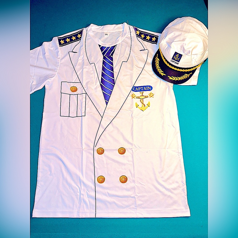 Yacht Captain’s costume Men’s 3XL